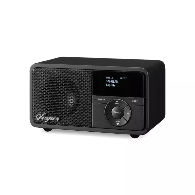 Sangean DDR-7X kannettava DAB+ & FM-radio Bluetoothilla, musta