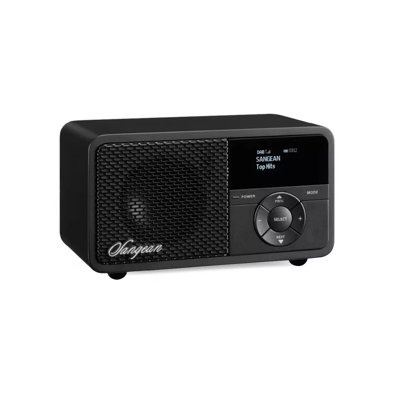 Sangean DDR-7X kannettava DAB+ & FM-radio Bluetoothilla, musta