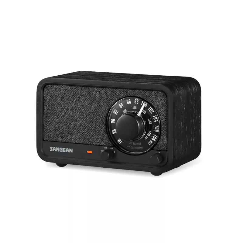 Sangean WR-8 FM-radio massiivipuukotelolla, Midnight Oak