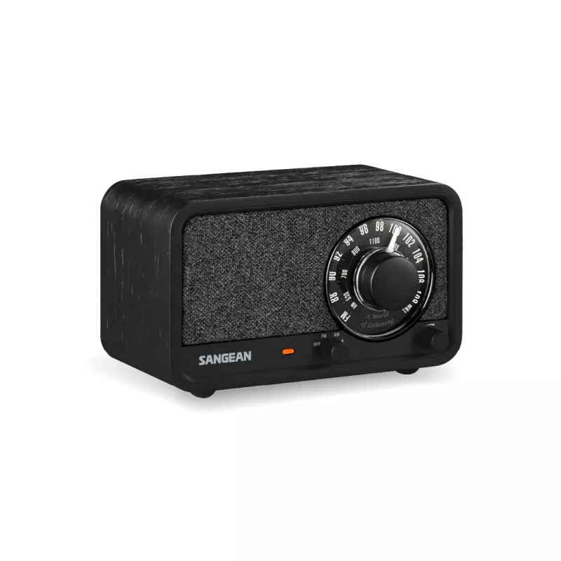 Sangean WR-8 FM-radio massiivipuukotelolla, Midnight Oak