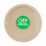 GOGREEN kompostoituvat sokeriruokolaudat Go Green -kuviolla Ø23cm 10 kpl