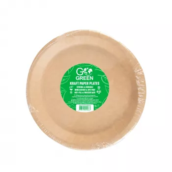 GOGREEN voimapaperilautaset Go Green Ø22 cm 20 kpl