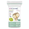Cleanic Baby Eco vanulaput vauvoille, 60 kpl, 100 % luonnonpuuvillaa, hypoallergeeniset, kloorittomat