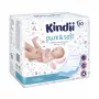 Kindii Pure & Soft vaihtoalustat 60x60 cm, 10 kpl:n pakkaus, vedenpitävät kertakäyttöalustat, valkoinen