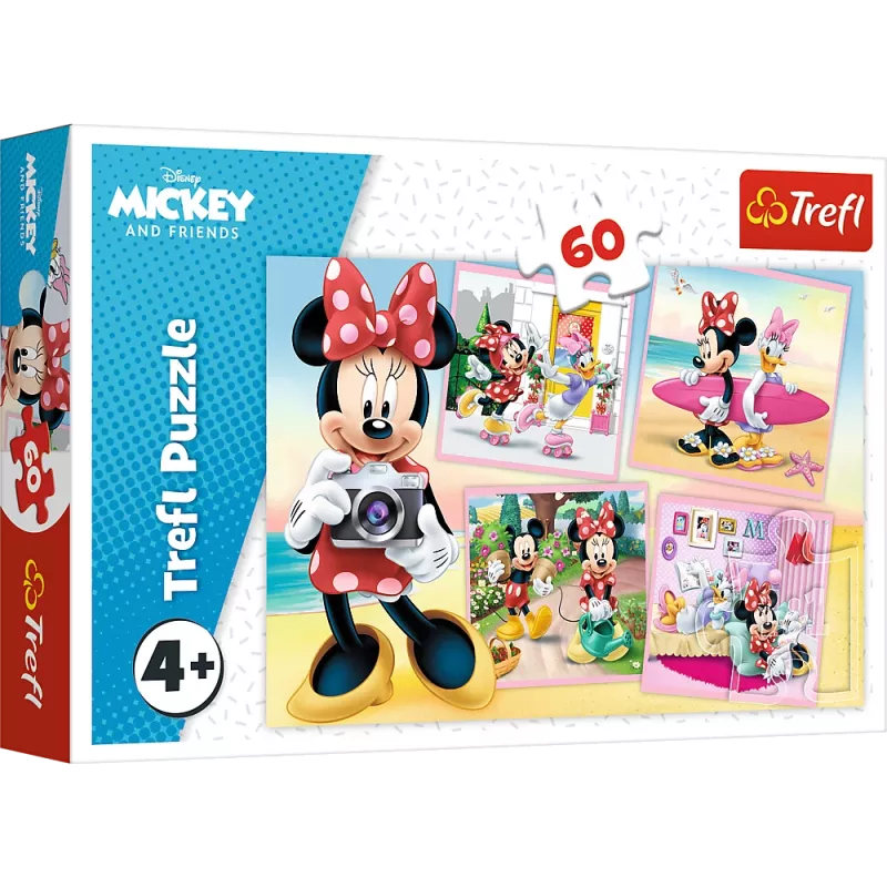 TREFL palapeli 60 palaa - Lovely Minnie - Disney Minnie Mouse