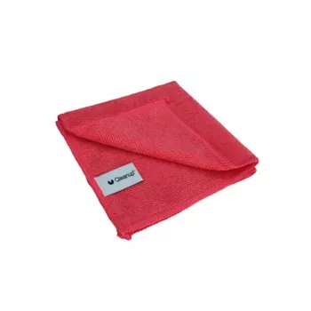 QLEANUP mikrofiberpuhdistusliinat 250gsm 30x30 cm, 10 kpl:n pakkaus, punainen