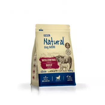 NATURAL nauta lammas mini kuivaruoka aikuisille pienille roduille, 830g