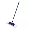YORK Smart Flat Mop Brush 45x15 cm teleskooppivarrella 74-130 cm, mikrofiber, harmaa/sininen