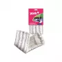 YORK varaosamikrofiberliina Smart Flat Mop 45x15cm harmaa/valkoinen