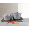 Zilner Marmor 4-osainen kattilasarja harmaa ZL-7066
