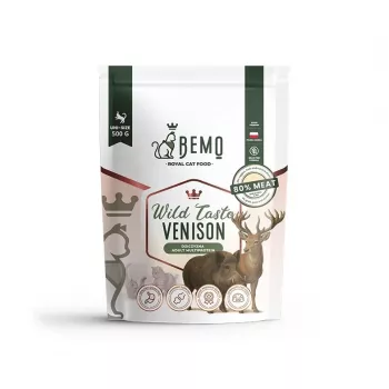 BEMO Cat Wild Taste Venison - kuivaruoka kissoille - 500 g