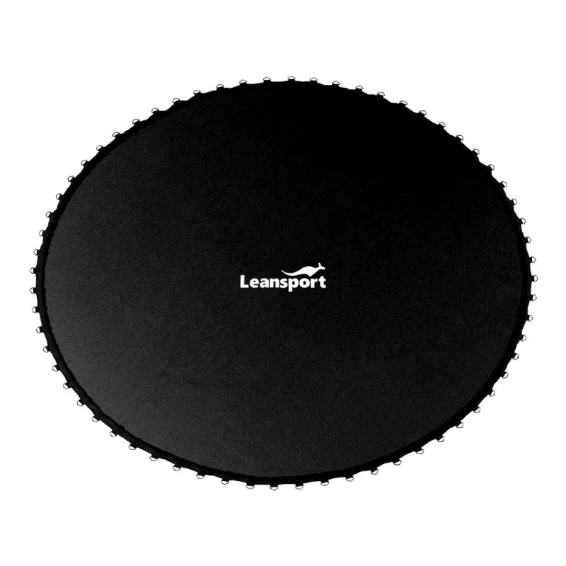 LEAN SPORT PRO 12ft vara-trampoliinimatto, 72 koukkua, UV-kestävä polypropeeni, musta