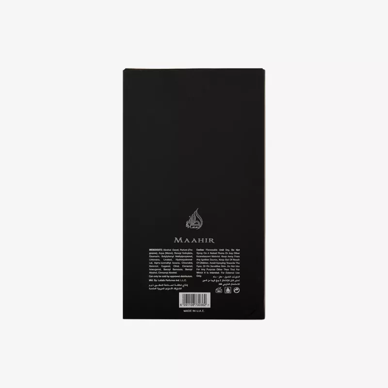Lattafa Maahir Black Edition Eau de Parfum -suihke 100 ml
