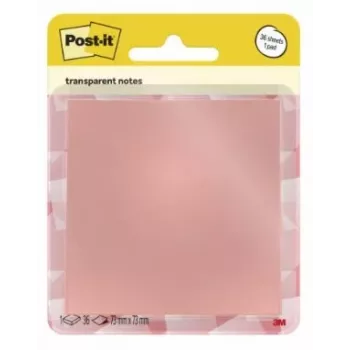 3M Post-it Transparent Notes sininen, 36 arkkia, 76 x 76 mm 7100394468