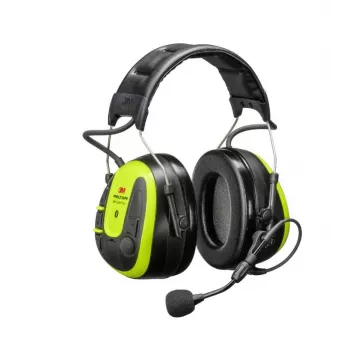 3M Peltor WS Alert X MRX21A3WS7 Bluetooth-kuulosuojainkuulokkeet FM-radiolla, päänauha, SNR 31 dB, musta/keltainen