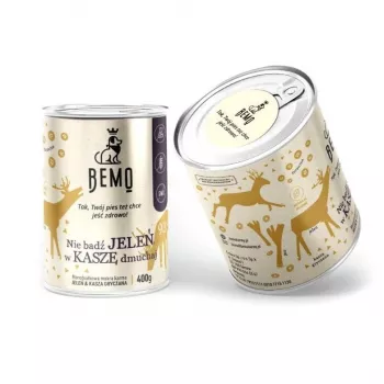 BEMO Nie bądź Jeleń w kaszę dmuchaj Mono - märkäruoka koirille - 400 g