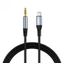 VIPFAN L05 Lightning - 3,5 mm AUX -audiokaapeli, 1 m, harmaa
