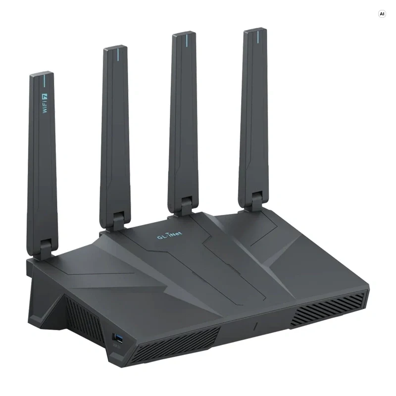 GL.iNet GL-BE6500 Wi-Fi 7 Tri-Band 2,5G Multi-Gigabit VPN -reititin