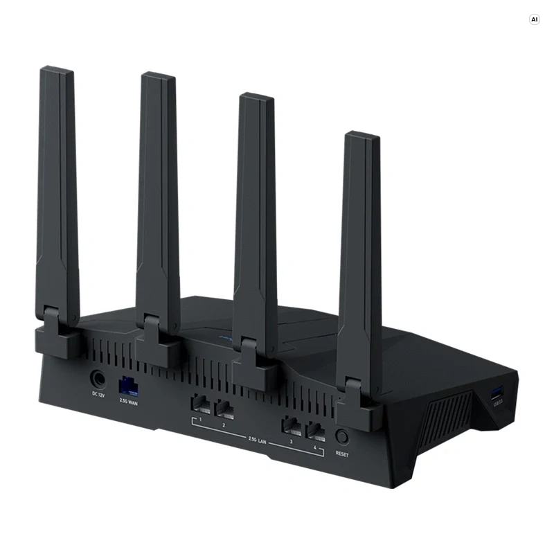 GL.iNet GL-BE6500 Wi-Fi 7 Tri-Band 2,5G Multi-Gigabit VPN -reititin