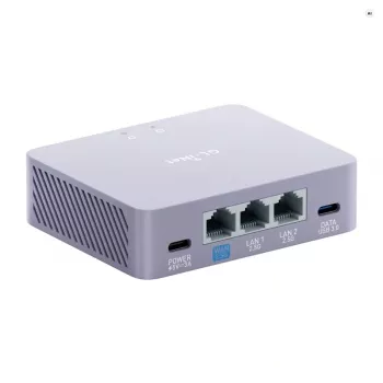 GL.iNet GL-MT5000 AX5400 Wi-Fi 6 Dual-Band WLAN-reititin 2,5G Multi-Gigabit-liitännöillä, OpenWrt, WireGuard VPN, 1GB RAM, 8GB eMMC