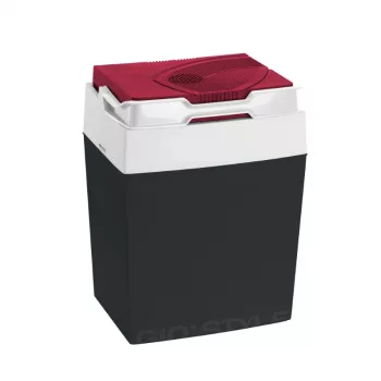 GIOSTYLE Brio 30 / 12V tummanharmaa-punainen/sininen sähköinen kylmälaatikko