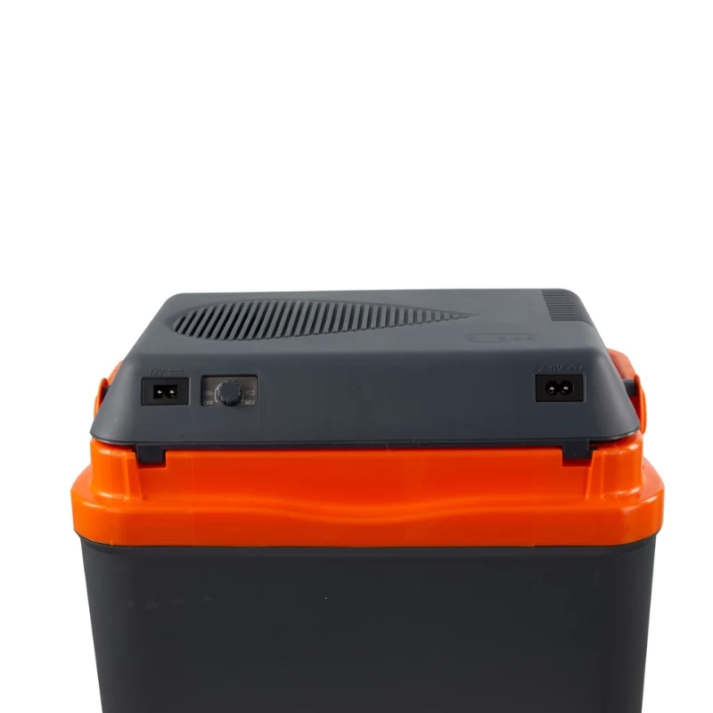 GIOSTYLE Horizon M 12/230V lämpö- ja kylmälaatikko 20L termoelektrinen kylmälaatikko tummanharmaa/punainen
