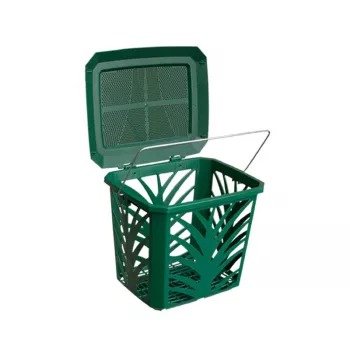 BIOBAG biojätekori MaxAir 7L 24x19,7x20,5cm vihreä