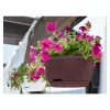 STEFANPLAST riippuva kukkaruukku Natural Ø30x14,5cm tummanruskea
