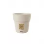 STEFANPLAST kukkaruukku aluslautasella Ethica Ø20x19cm valkoinen