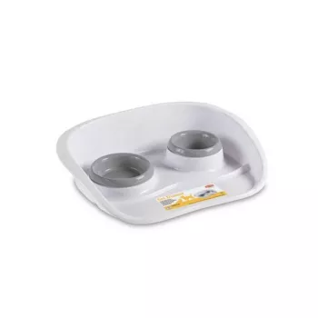 STEFANPLAST Dinner lemmikkien ruokakuppisetti, 2 kuppia (0,25 L + 0,35 L), harmaa, 46 x 35 x 11 cm