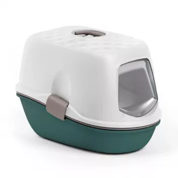 STEFANPLAST Furba Top Chic kissanvessa hupulla 58,5x39,4x42,7 cm valkoinen/vihreä