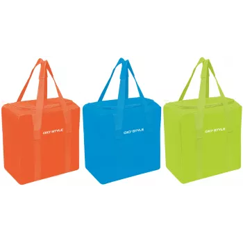 GIOSTYLE Fiesta Vertical Assorted lämpölaukku, oranssi/vaaleansininen/vihreä