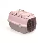 STEFANPLAST kuljetuslaatikko Horizon 1 metalliovella 48x32x30cm roosa/harmaa