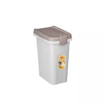 STEFANPLAST lemmikkiruuan säilytysastia 15 l valkoinen/vaaleanharmaa