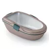 STEFANPLAST kissanvessa Furba Chic Maxi 69,5x47x26 cm vaaleanharmaa/vihreä
