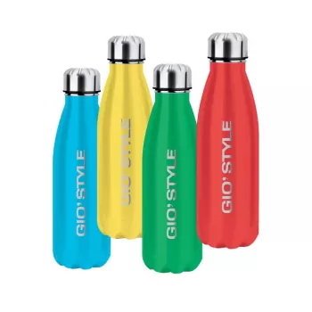 GIOSTYLE Thermos Energy 1L tyhjiöeristetty juomapullo punainen/vaaleansininen/keltainen/vihreä