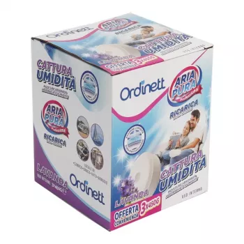ORDINETT kosteutta imevät täydennystabletit 450 g x 3 kpl laventeli
