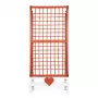GIOSTYLE Love pyykkiteline valkoinen/oranssi 180x56x96 cm
