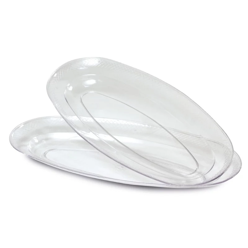 GUARDINI muovitarjottimet läpinäkyvät 2 kpl sarja Easy Bake 46x23cm