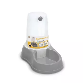 Stefanplast Break Reserve juomakuppi lemmikeille annostelijalla 3,5 L, 38x22,5x30 cm, harmaa