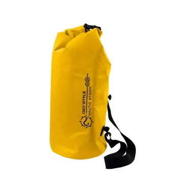 GIOSTYLE vedenpitävä lämpökuivapussi Nautic Storm L 20L, Ø23x63cm, keltainen