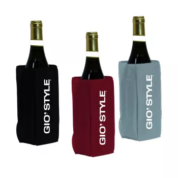 Giostyle viinipullon jäähdytin Glacette Dark Assorted, musta/harmaa/burgundinpunainen
