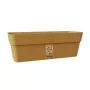STEFANPLAST Ethica ruukkulaatikko alustalla 30x13x12 cm sinapinkeltainen