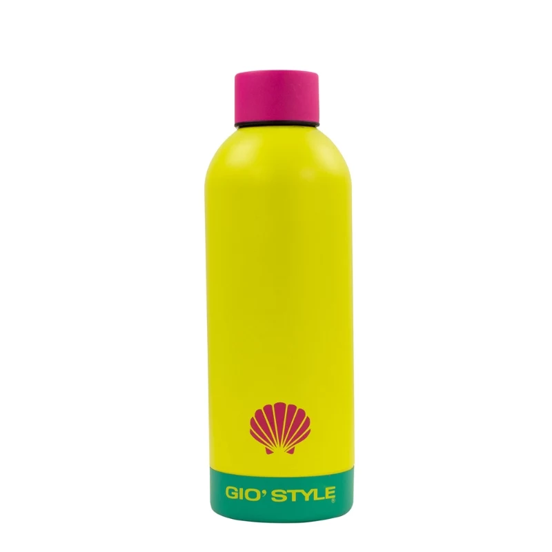 GIOSTYLE Fluo juomapullo 0,5L sekoitus pinkki/keltainen/vihreä/sininen