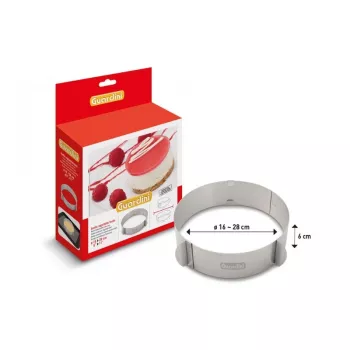 GUARDINI pyöreä tortturengas säädettävällä halkaisijalla Ø16-28 cm