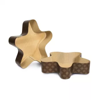 GUARDINI tähtimäiset paperiset leivontavuoat 3 kpl Easy Bake 25x21cm