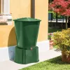 STEFANPLAST sadevesitynnyri 210L kannella ja hanalla Ø76,5x84cm vihreä