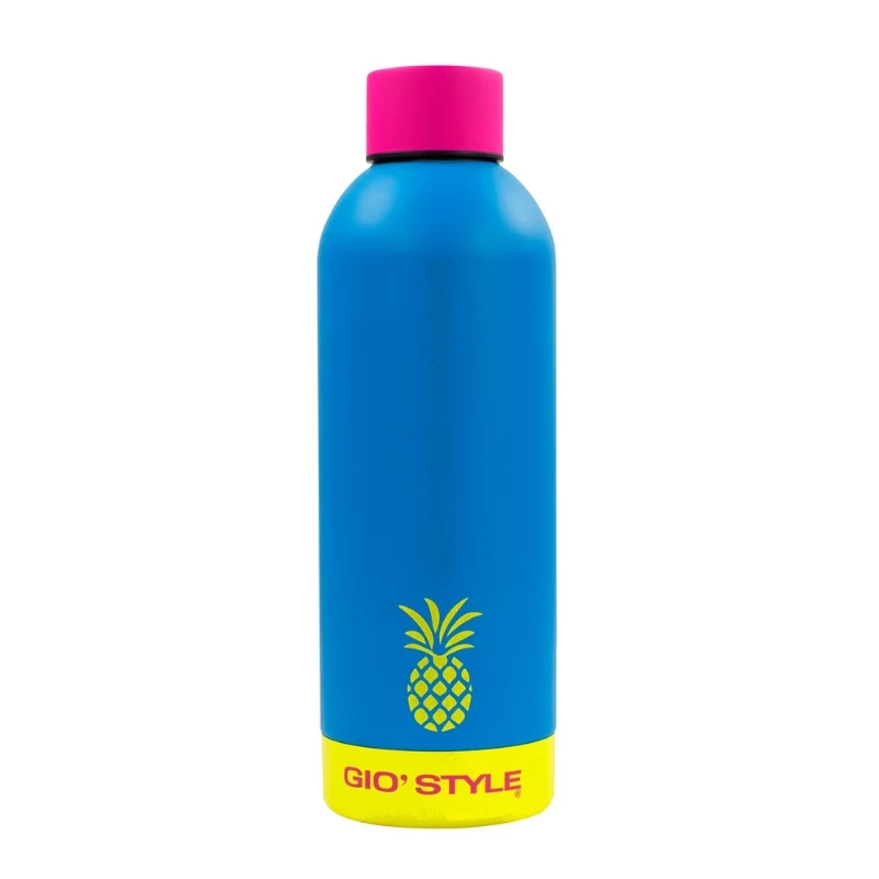 GIOSTYLE Fluo juomapullo 0,75L lajiteltu pinkki/keltainen/vihreä/sininen