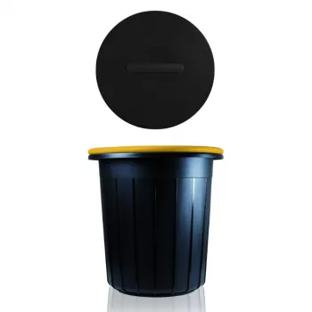 GIOSTYLE Eco Solution 16L jäteastia tummanharmaa/keltainen