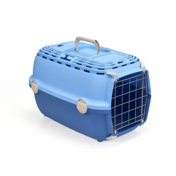 STEFANPLAST kuljetuslaatikko Horizon 1 metalliovella 48x32x30 cm vaaleansininen/sininen